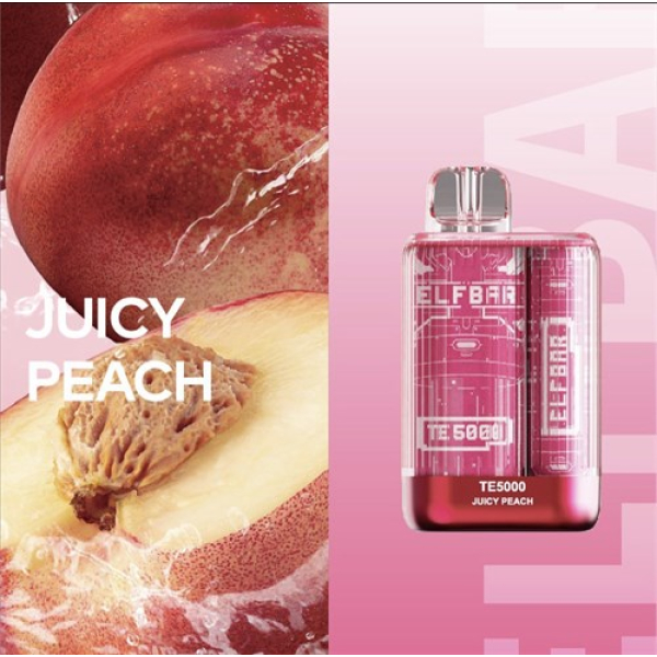 Elfbar TE5000 Juicy Peach, 5000 тяг в Новом Уренгое