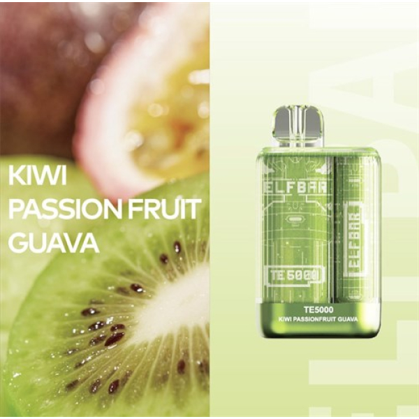 Elfbar TE5000 Kiwi Passion fruit Guava, 5000 тяг в Новом Уренгое
