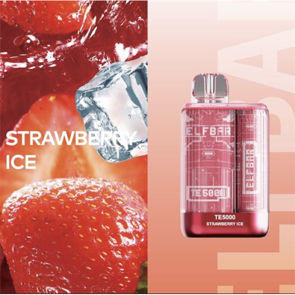 Elfbar TE5000 Strawberry Ice, 5000 тяг в Новом Уренгое