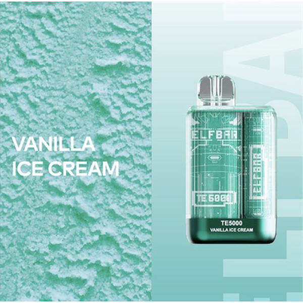 Elfbar TE5000 Vanilla Ice Cream, 5000 тяг в Новом Уренгое