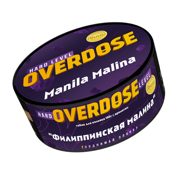 Табак Overdose Manila Malina (Филиппинская малина) 100 гр в Новом Уренгое