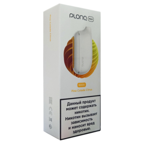 Plonq Max Pina Colada Citrus 6000 тяг в Новом Уренгое