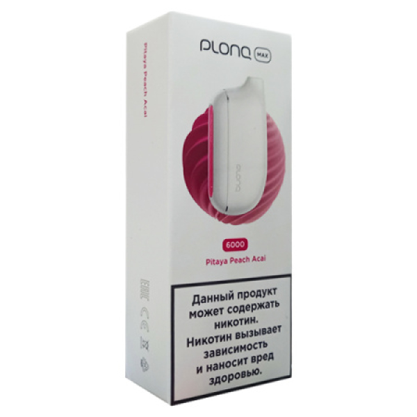 Plonq Max Pitaya Peach Acai 6000 тяг в Новом Уренгое