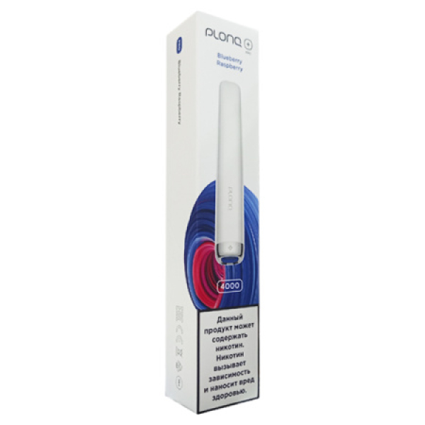 Plonq Plus Pro Blueberry Raspberry 4000 тяг в Новом Уренгое
