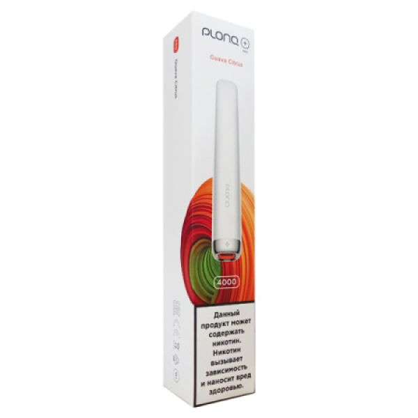 Plonq Plus Pro Guava Citrus 4000 тяг в Новом Уренгое
