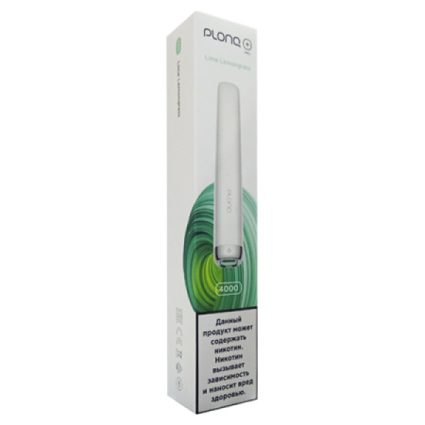 Plonq Plus Pro Lime Lemongrass 4000 тяг в Новом Уренгое