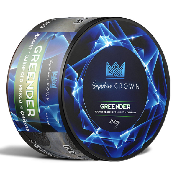 Табак SAPPHIRE CROWN GREENDER  100 грамм в Новом Уренгое