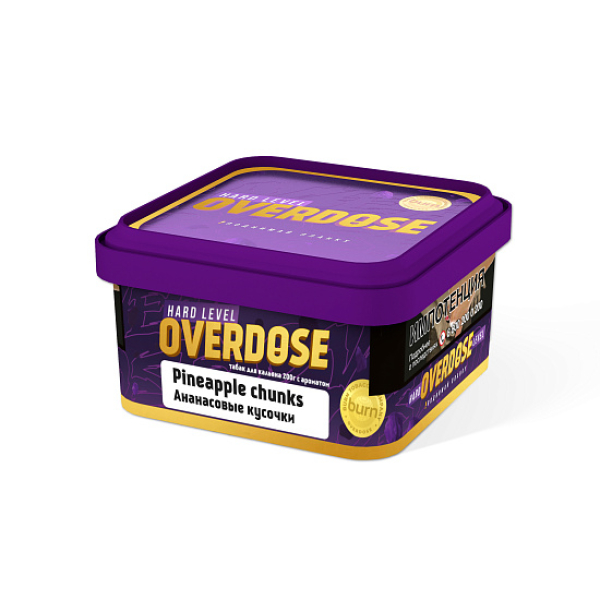 Табак OVERDOSE PINEAPPLE CHUNKS  200 грамм в Новом Уренгое