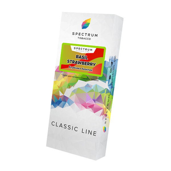 Табак SPECTRUM BASIL STRAWBERRY  100 грамм в Новом Уренгое