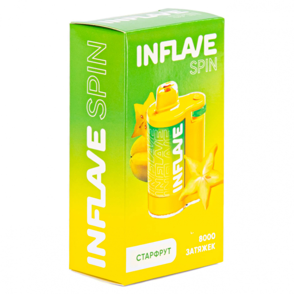 INFLAVE SPIN Старфрут (8000 затяжек) в Новом Уренгое