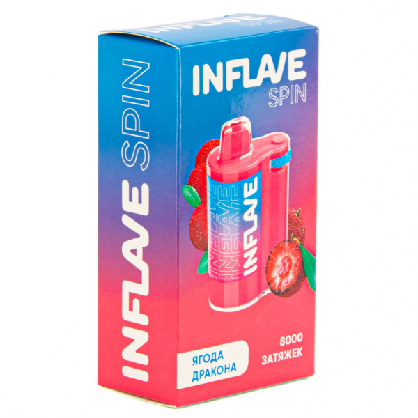 INFLAVE SPIN Ягода Дракона (8000 затяжек) в Новом Уренгое