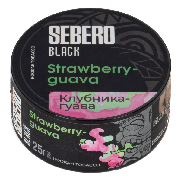 Табак Sebero Black Strawberry Guava  25 грамм в Новом Уренгое
