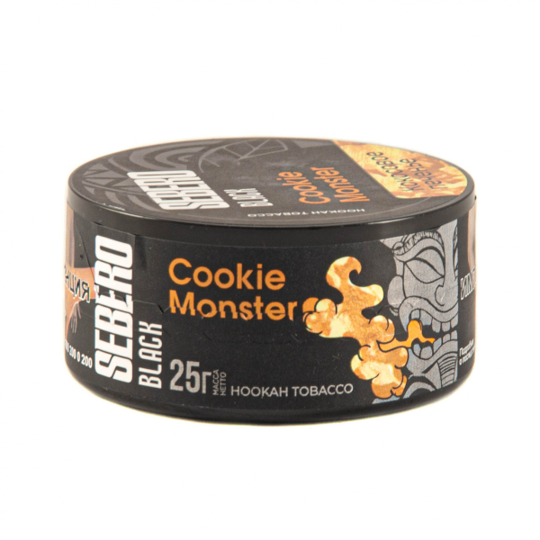 Табак Sebero Black Cookie Monster  25 грамм в Новом Уренгое