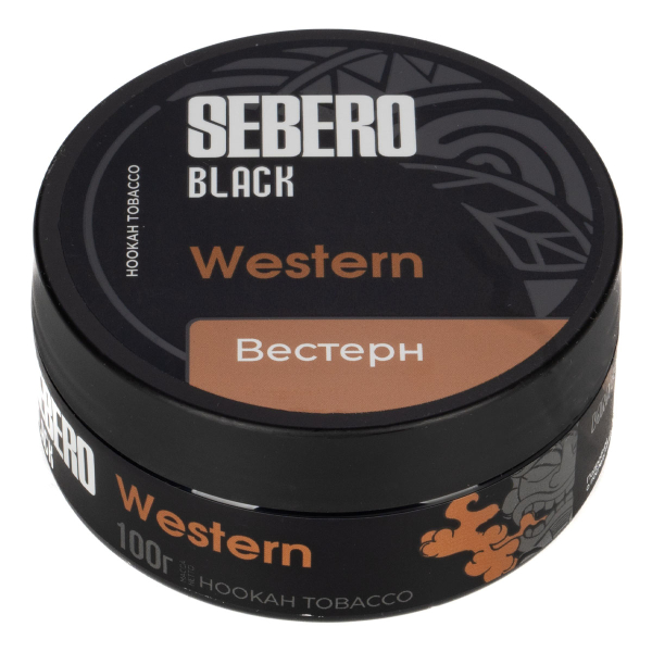 Табак Sebero Black Western  100 грамм в Новом Уренгое