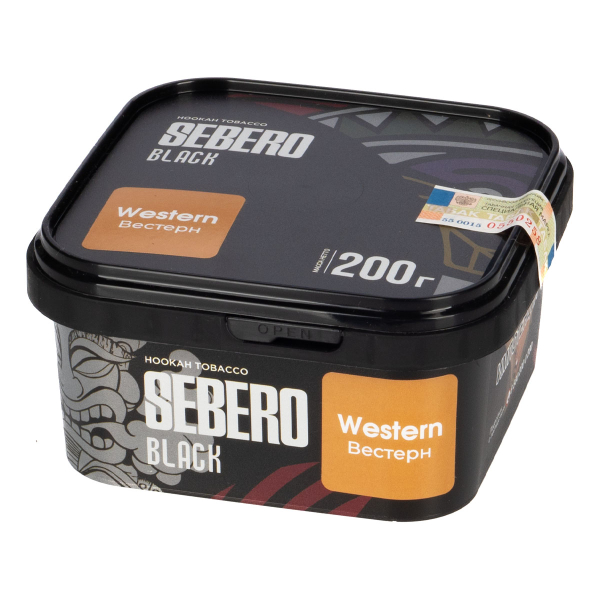 Табак Sebero Black Western  200 грамм в Новом Уренгое