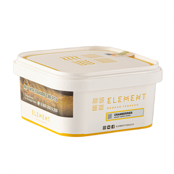 Табак Element ВОЗДУХ Cranberries  200 грамм в Новом Уренгое