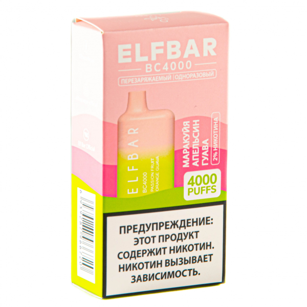 ELF BAR Passionfruit Orange Guava (4000 затяжек) 20 мг в Новом Уренгое