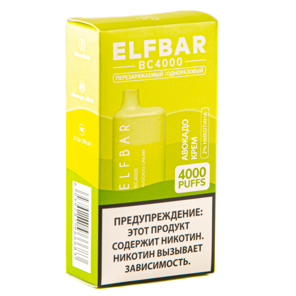 ELF BAR Avocado Cream (4000 затяжек) 20 мг в Новом Уренгое
