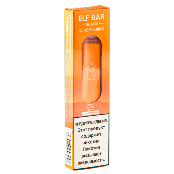 ELF BAR NC Mango Peach Watermelon (1800 затяжек) 20 мг в Новом Уренгое