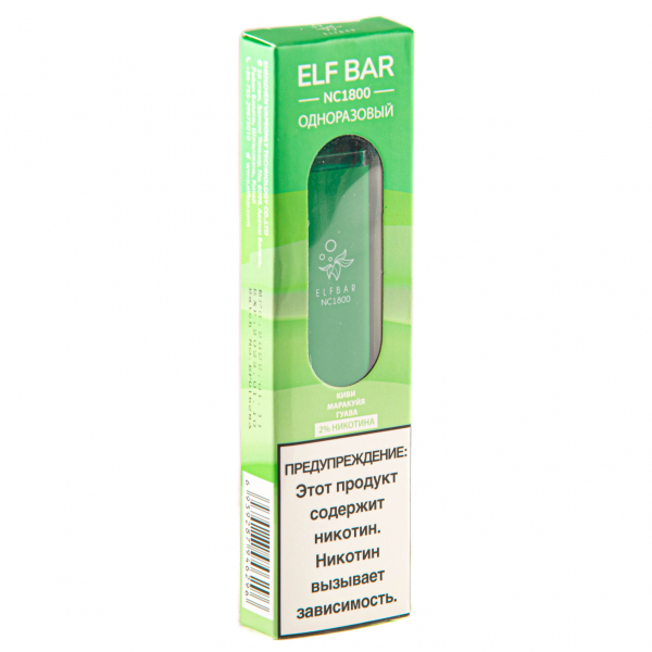 ELF BAR NC Kiwi Passionfruit Guava (1800 затяжек) 20 мг в Новом Уренгое