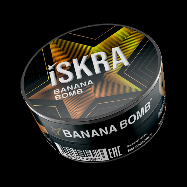 Табак ISKRA Вanana Bomb  25 грамм в Новом Уренгое