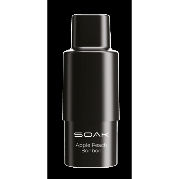 Картридж SOAK Q Яблоко-персик (1500 затяжек) в Новом Уренгое