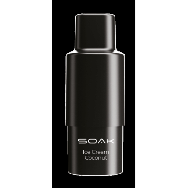 Картридж SOAK Q Кокосовое мороженое (1500 затяжек) в Новом Уренгое