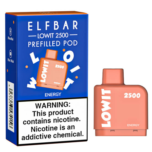 Картридж Elf Bar Lowit 2500 20 мг, 6 мл (Energy) в Новом Уренгое