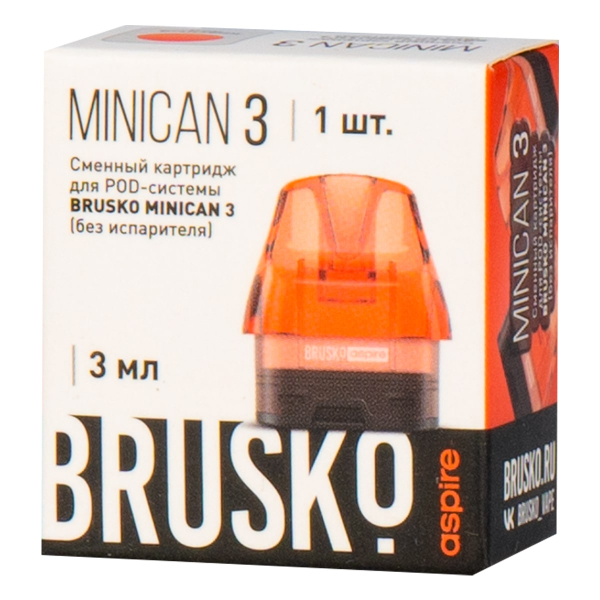 Картридж Brusko Minican 3 красный в Новом Уренгое
