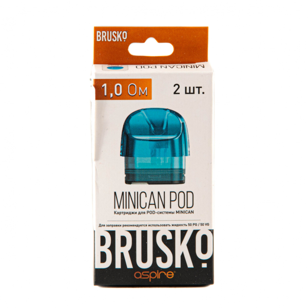 Картридж Brusko Minican синий (2шт.) 1,0 в Новом Уренгое