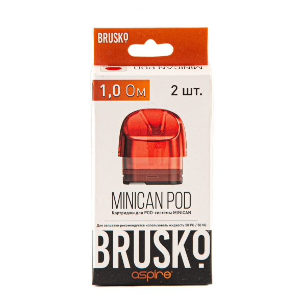 Картридж Brusko Minican красный (2шт.) 1,0 в Новом Уренгое