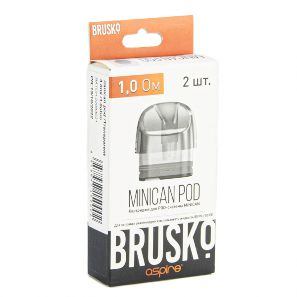 Картридж Brusko Minican прозрачный (2шт.) 0,8 в Новом Уренгое
