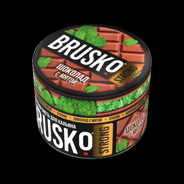 Смесь Brusko Strong шоколад с мятой  50 гр в Новом Уренгое