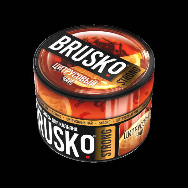 Смесь Brusko Strong цитрусовый чай  50 гр в Новом Уренгое