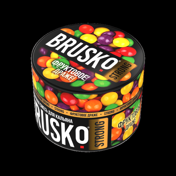 Смесь Brusko Strong фруктовое драже  50 гр в Новом Уренгое
