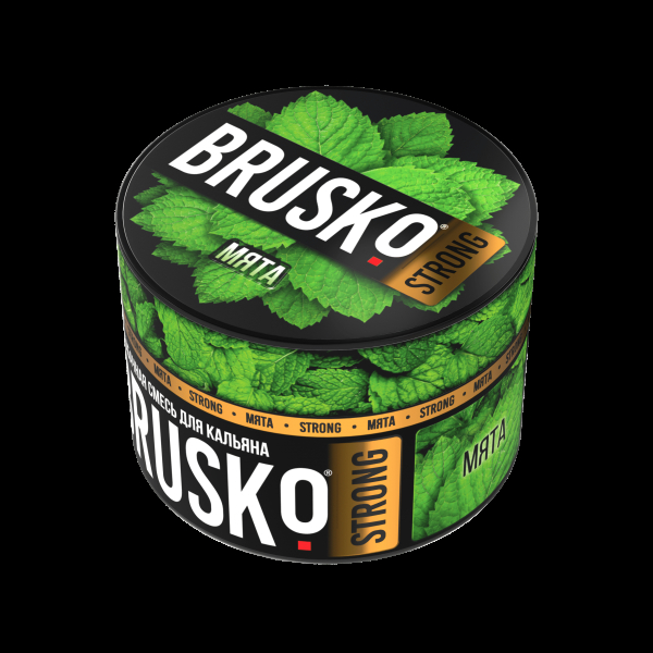 Смесь Brusko Strong мята  50 гр в Новом Уренгое