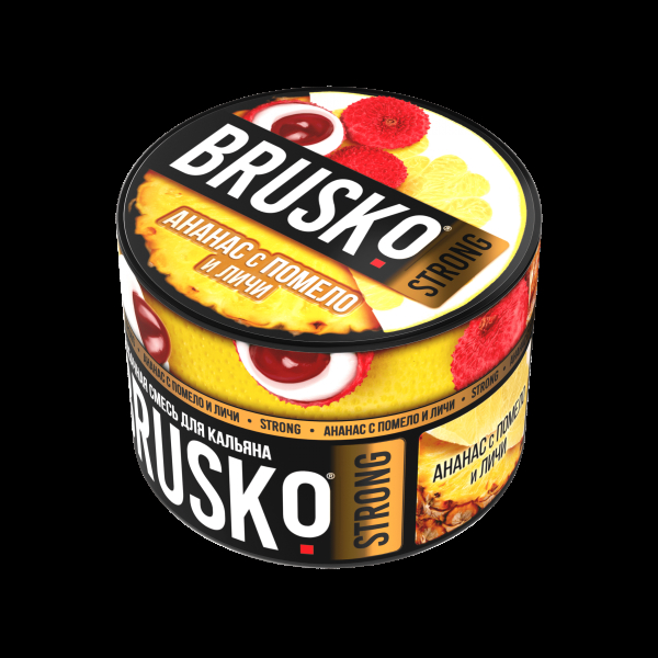 Смесь Brusko Strong ананас с помело и личи  50 гр в Новом Уренгое