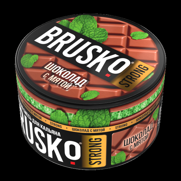 Смесь Brusko Strong шоколад с мятой  250 гр в Новом Уренгое
