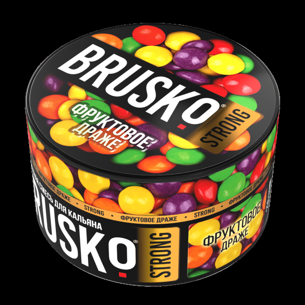 Смесь Brusko Strong фруктовое драже  250 гр в Новом Уренгое