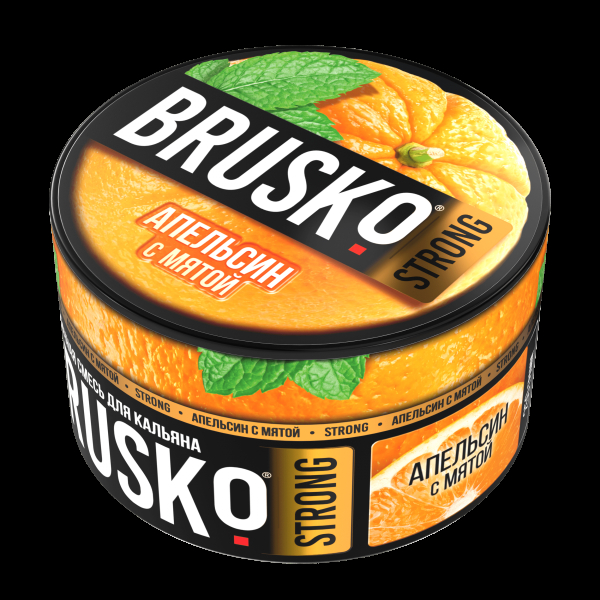 Смесь Brusko Strong апельсин с мятой  250 гр в Новом Уренгое