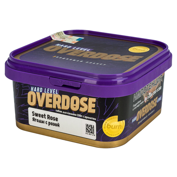 Табак Overdose Sweet Rose  200 грамм в Новом Уренгое