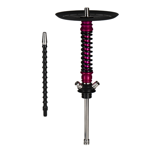 Кальян Mamay Customs Coilovers Mini розовый лак черный   в Новом Уренгое