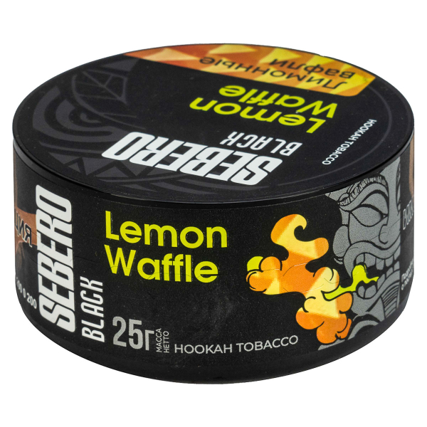 Табак Sebero Black Lemon Waffle  25 грамм в Новом Уренгое