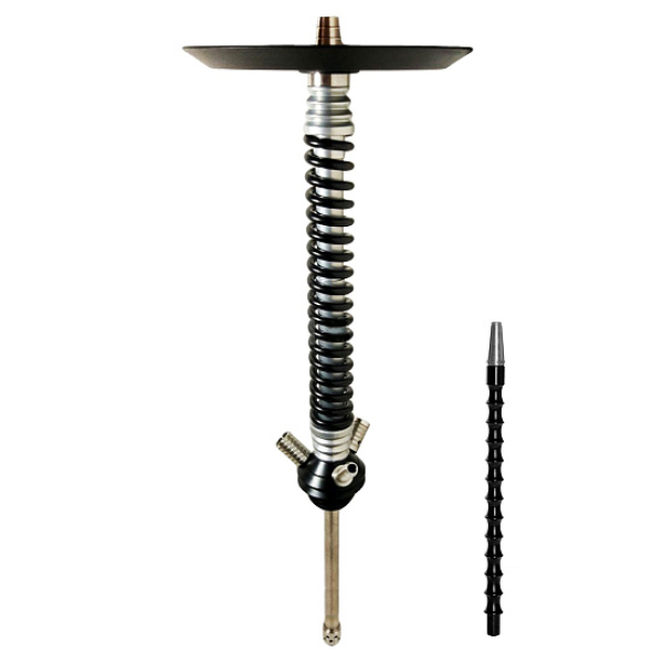Кальян Mamay Custom V3 №12 Coilovers Хром-Черный  в Новом Уренгое