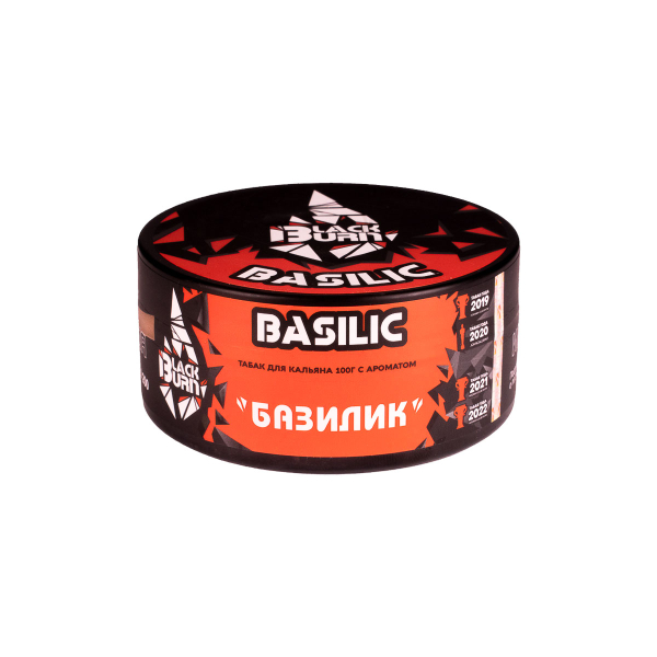 Табак Burn Black Basilik  100 грамм в Новом Уренгое
