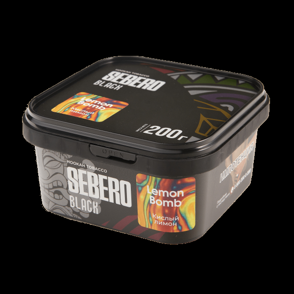 Табак Sebero Black Lemon Bomb  200 грамм в Новом Уренгое