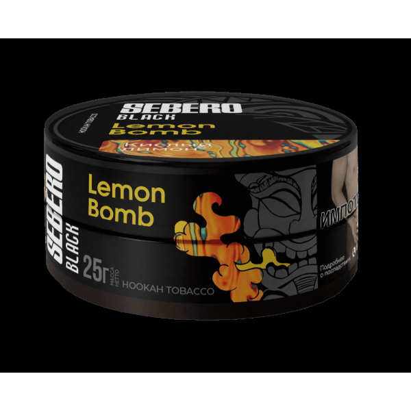 Табак Sebero Black Lemon Bomb  25 грамм в Новом Уренгое