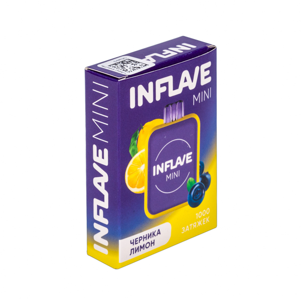 Inflave Mini Черника Лимон (1000 Затяжек) в Новом Уренгое