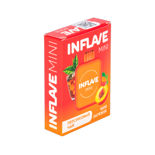 Inflave Mini Персиковый Чай (1000 Затяжек) в Новом Уренгое