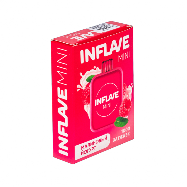 Inflave Mini Малиновый Йогурт (1000 Затяжек) в Новом Уренгое